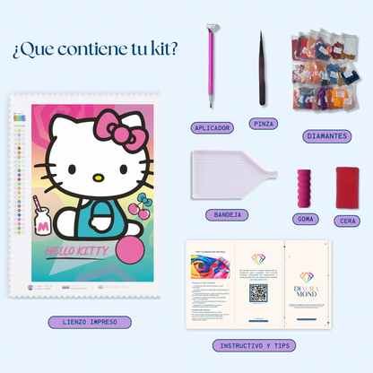 Hello kitty. Kit Diamond Painting. 30x40 cm.