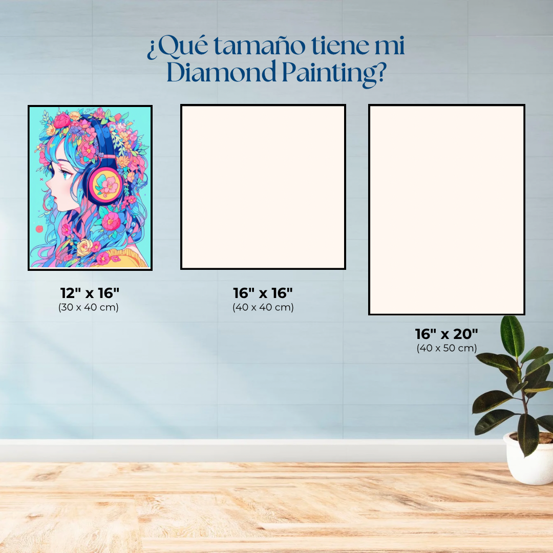 My own world. Kit Diamond Painting 30x40 cm.