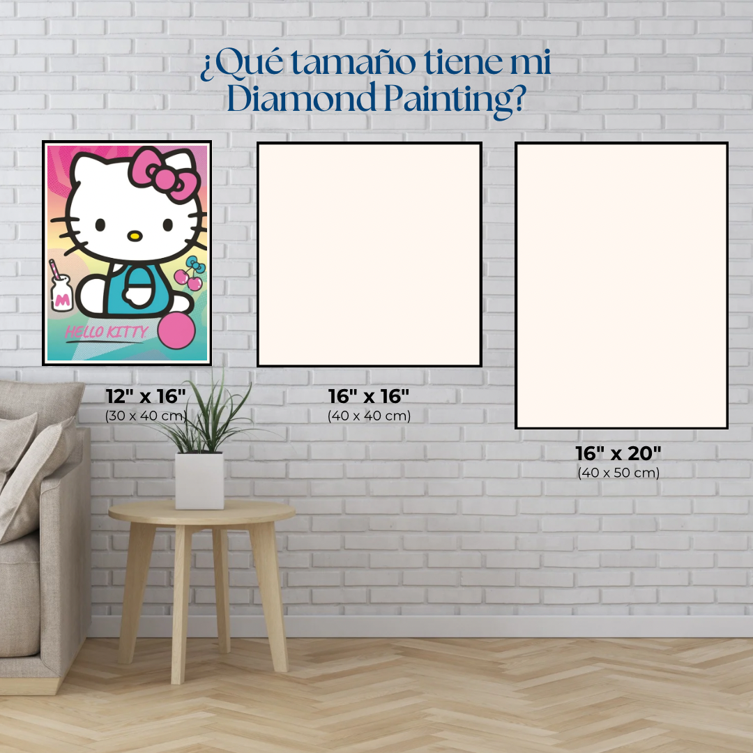 Hello kitty. Kit Diamond Painting. 30x40 cm.