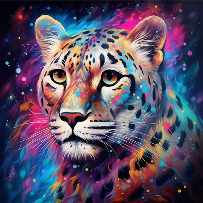 Jaguar. Kit Diamond Painting. 40x40 cm.