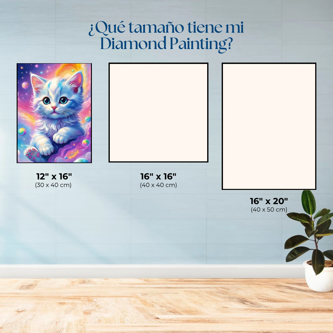 Galáctico. Kit Diamond Painting 30x40 cm.