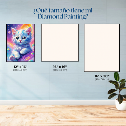 Galáctico. Kit Diamond Painting 30x40 cm.